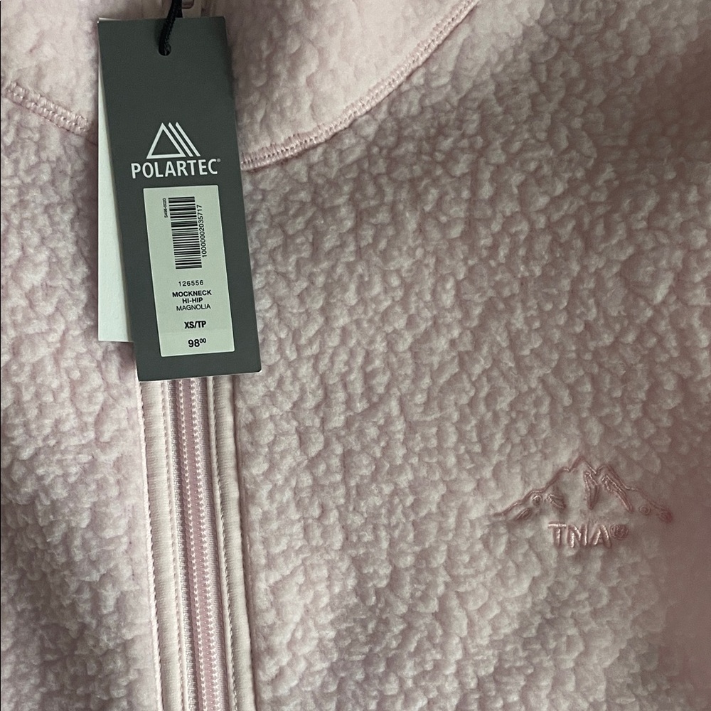 Aritzia TNA Light Pink Fleece Vest - Picture 2 of 4